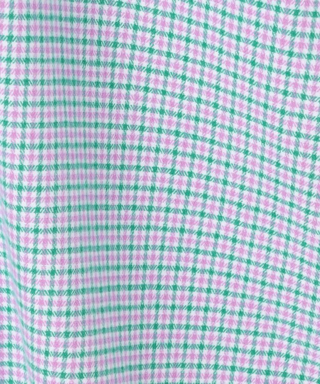 UNFILO MENS 【男女兼用】クリーンチェック ネルシャツ ピンクチェック