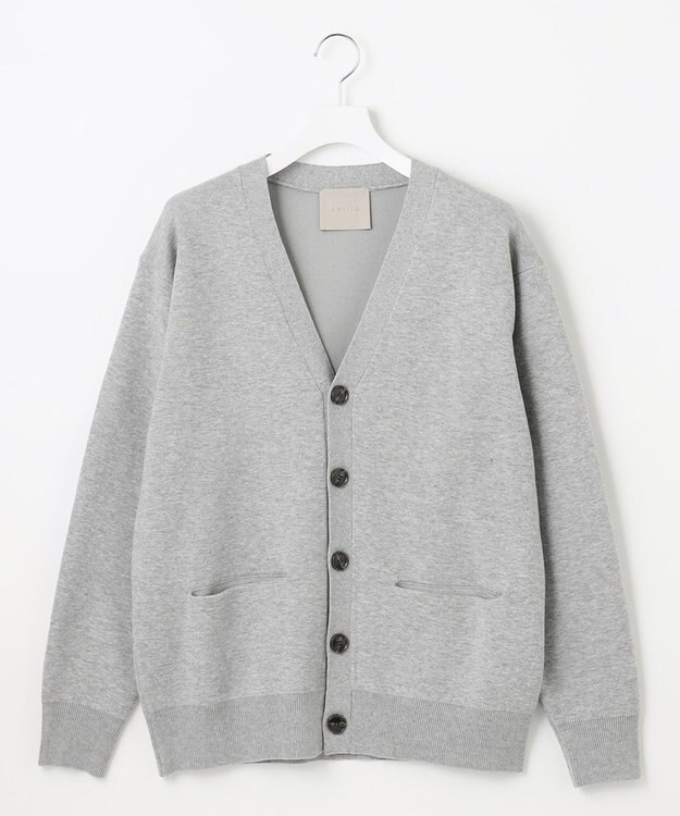 UNFILO MENS MOVE TEX Vネックカーディガン グレー系