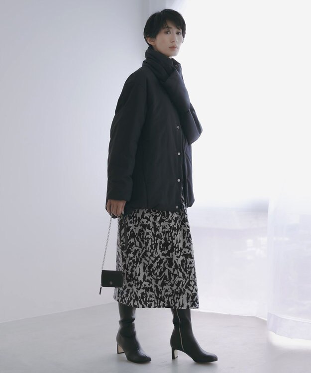 ICB ストレッチロングブーツ ブラック系