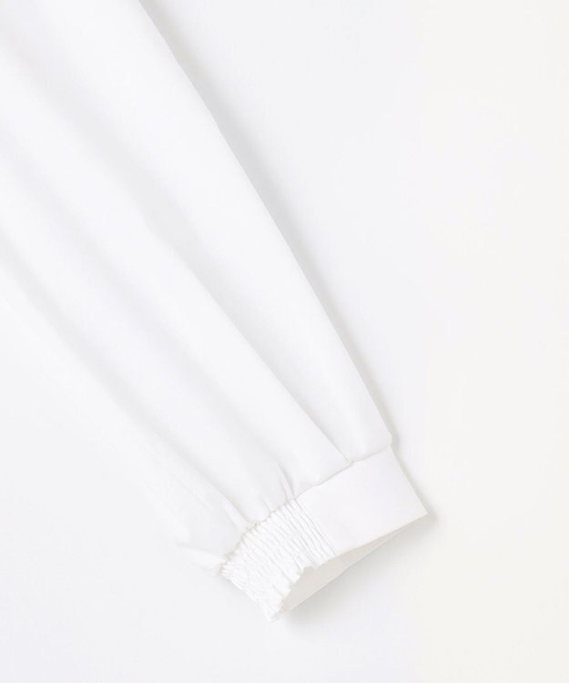 組曲 【KUMIKYOKU NAVY】コットンタッチシャーティングラッフルフレア ブラウス ホワイト系