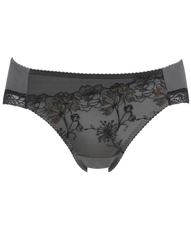 Wing ショーツ　【ときはなつブラ】　KB2871とペア　身生地部は綿混素材　はきこみ丈あさめ　ウイング／ワコール　KF2371 ダークブラウン