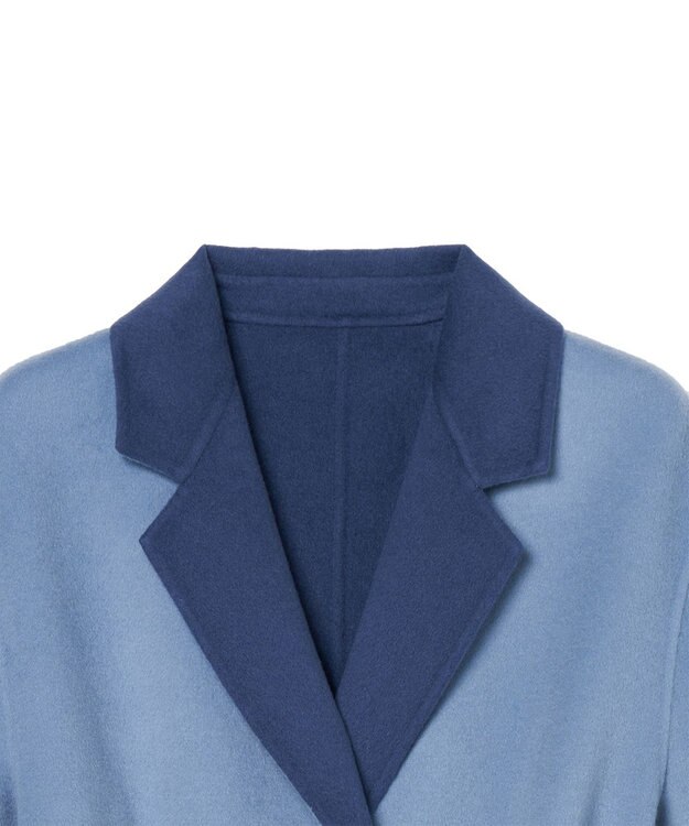 JOSEPH ダブルフェイスリバーシブル　ロングコート Faded Sky/Harbour