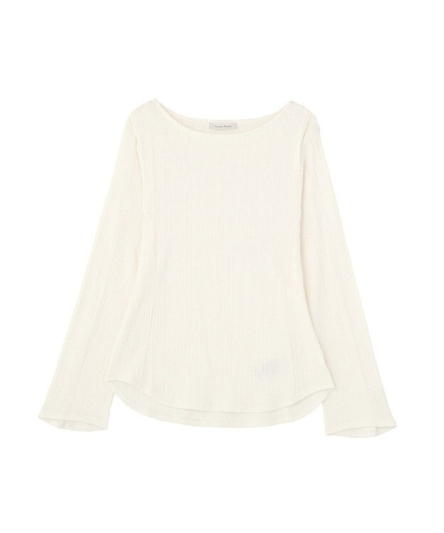 Green Parks チェーンリブカットプルオーバー Off White