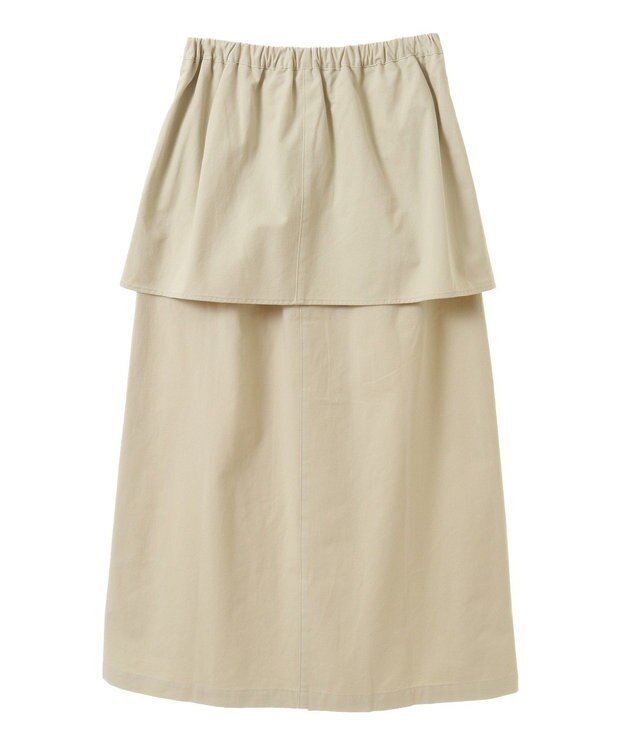 CRAFT STANDARD BOUTIQUE オーバーラップスカート Beige