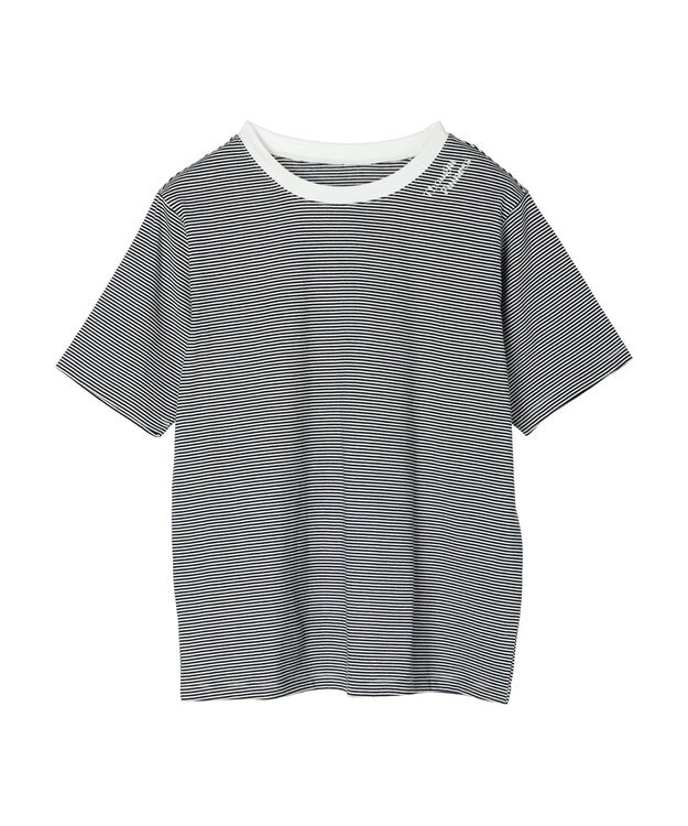 Green Parks 襟ロゴアソートレギュラーＴシャツ Border