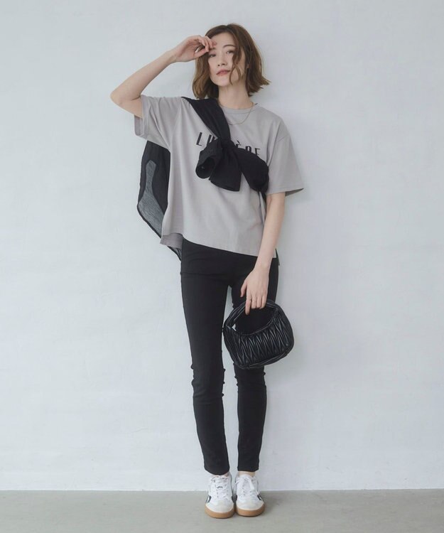 WEGO 【2026春夏新作】接触冷感プリントロゴT グレー