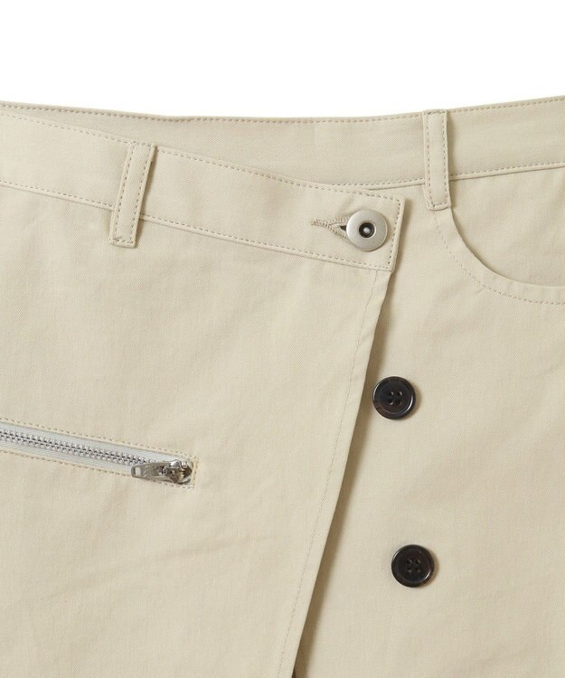 CRAFT STANDARD BOUTIQUE オーバーラップスカート Beige