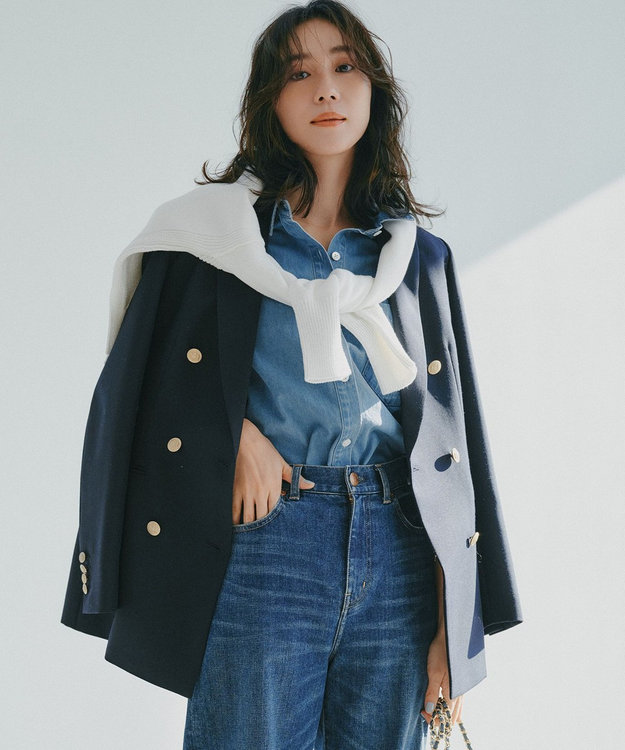 23区 TWギャバジン テーラード ジャケット