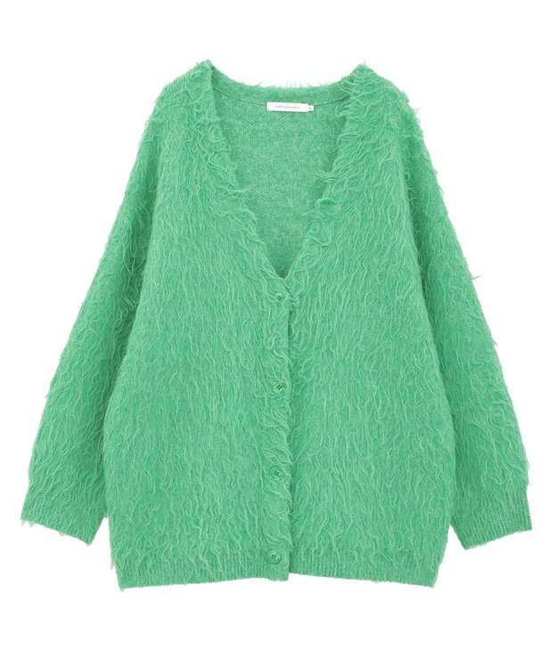 AMERICAN HOLIC カールシャギーカーディガン Green