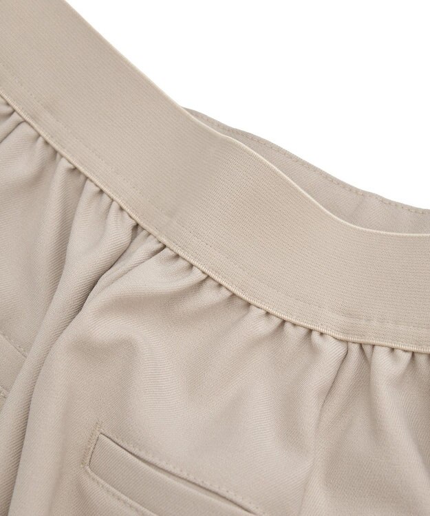 Green Parks あったか裏起毛きれいシルエットパンツ Light Beige