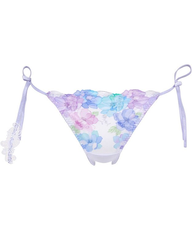 WACOAL ルジェ Ｔバック ショーツ BCA442・BCA342とペア かぶり広め(バック) リボン結びタイプ(サイド) 透けにくい(フロント) ソング はきこみ丈あさめ レディース PCA442 /ワコール パープル