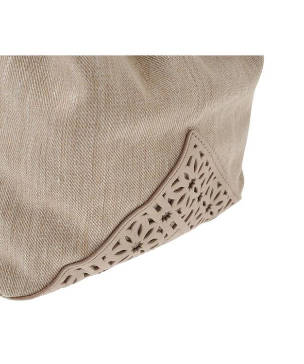 genten リノ トートバッグ小 イエローブラウン