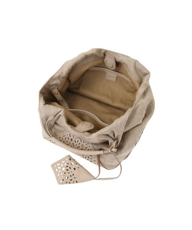 genten リノ トートバッグ小 イエローブラウン