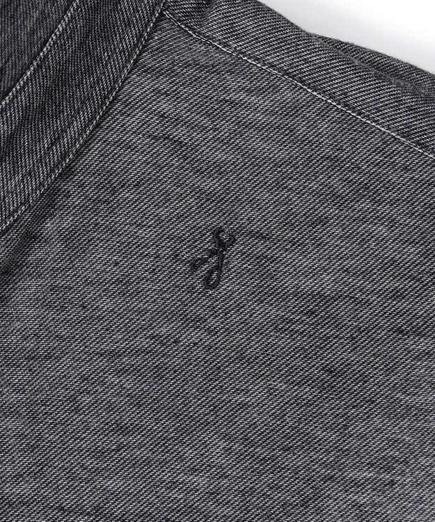 JOSEPH HOMME ツイルネルジャージー　ウイングカラーシャツ グレー系