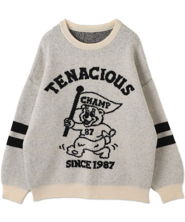 WEGO ファニーグラフィックフラッフィーニットプルオーバー 柄2