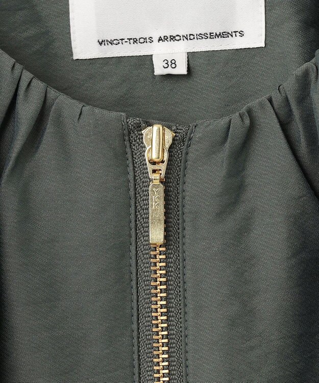 23区 【接触冷感/速乾】シアータンブラー ブルゾン カーキ系