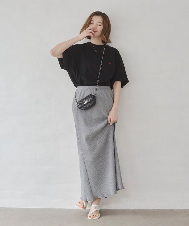WEGO 【ユニセックス着用ITEM】別注USPOLO　ヘビーウエイトBIGT（S） ブラック