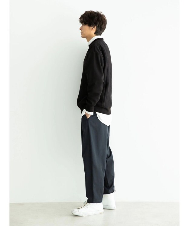 CRAFT STANDARD BOUTIQUE ＪＱカット切り替えプルオーバー1 Black