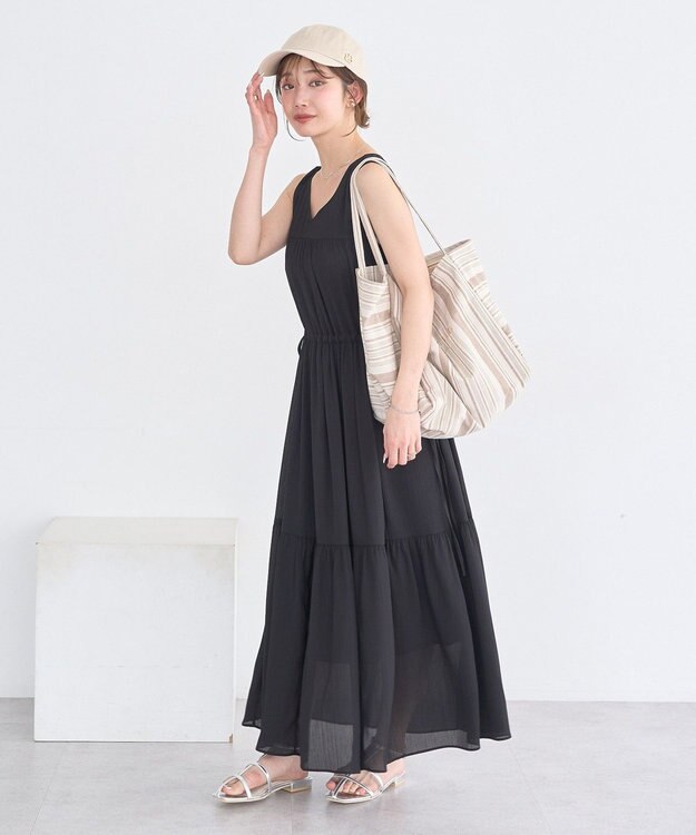 earth music&ecology マルシェトートバック Beige