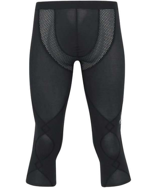 CW-X 【MEN】 CW-X スポーツタイツ セミロング 7分丈 股関節・ひざサポート クールタイプ ジョギング・ウォーキング メンズ HXO767 /ワコール ブラック