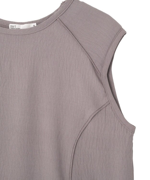 CRAFT STANDARD BOUTIQUE ノースリーブワンピース Gray