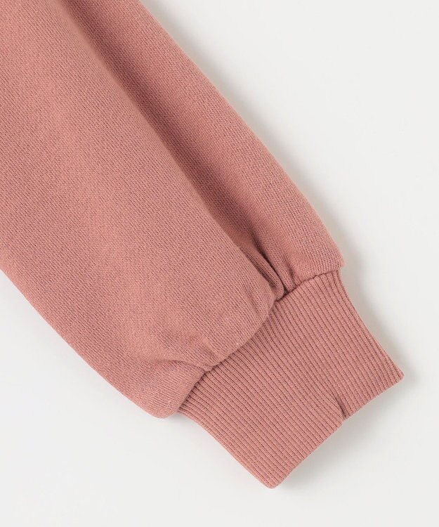 ANY KIDS 袖フリル ロゴ トレーナー ピンク