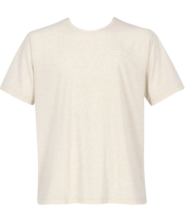CW-X 【UNISEX】 CW-X トップス Ｔシャツ 半袖 3分袖 Ｕネック 吸汗速乾(本体) ユニセックス DLR115 /ワコール アイボリー
