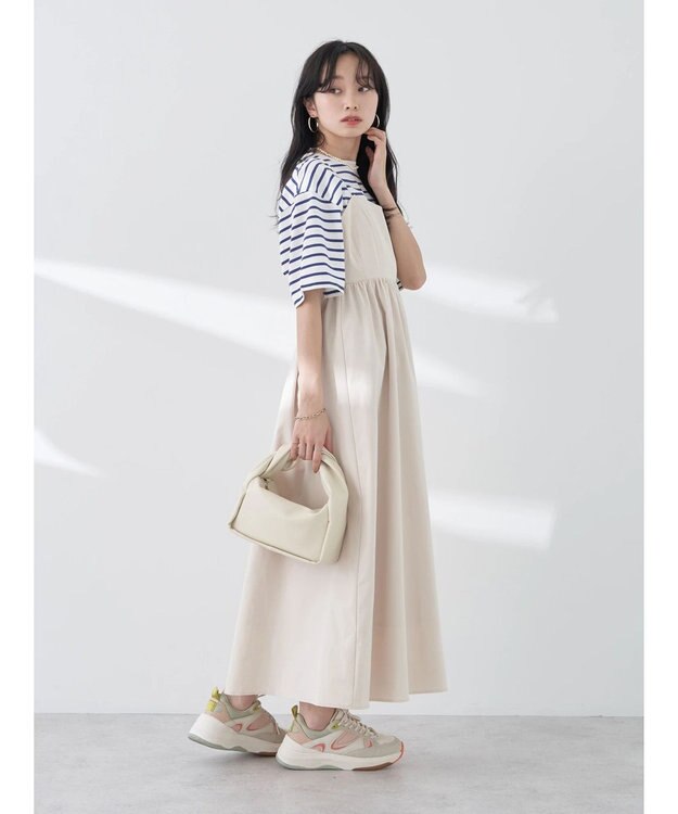 earth music&ecology キャミワンピース Ivory