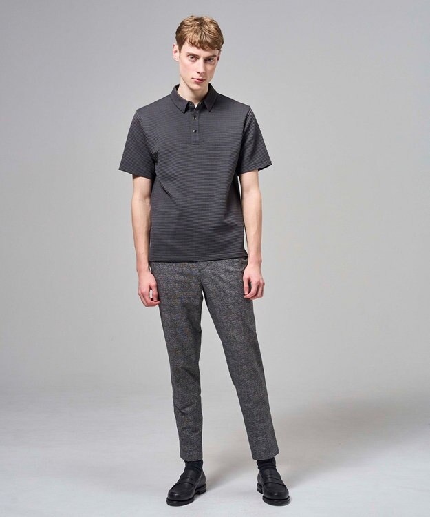 JOSEPH HOMME 【オリジナル素材】ライトタックジャージー　ポロ グレー系