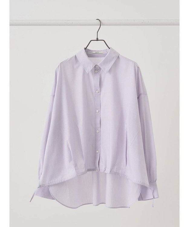 earth music&ecology ＴＲキュプラドロストシャツ Lavender