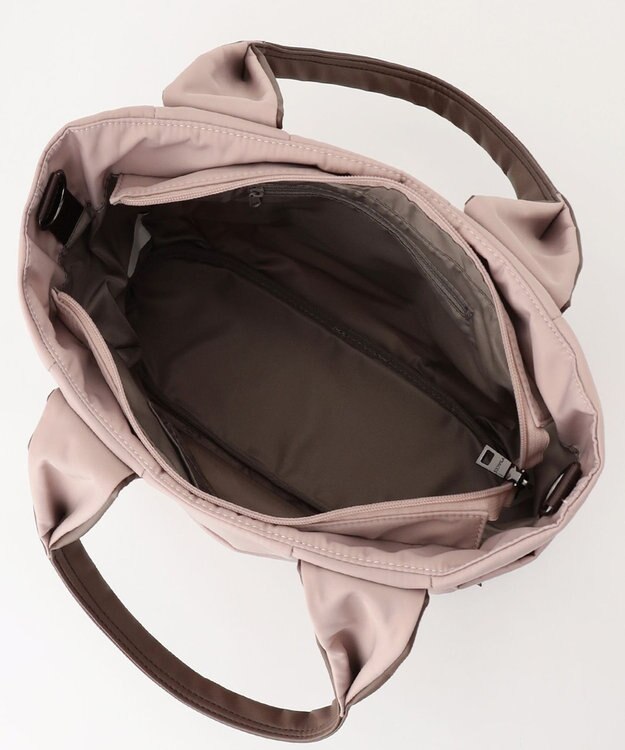 Y'SACCS 【Y’SACCS vous et】ナイロンキリカエ2WAYトート Mサイズ ピンクベージュ