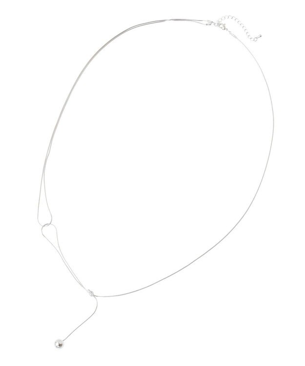 YECCA VECCA アシメデザインワントップネックレス Silver