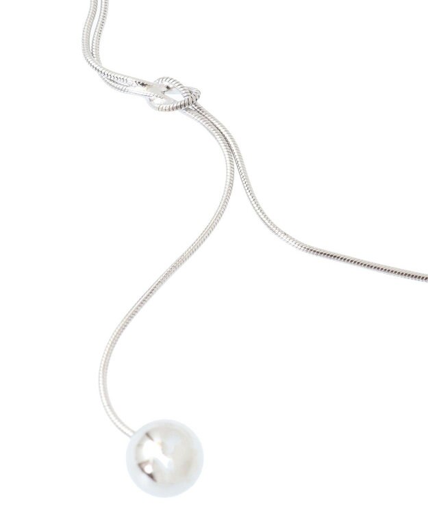 YECCA VECCA アシメデザインワントップネックレス Silver