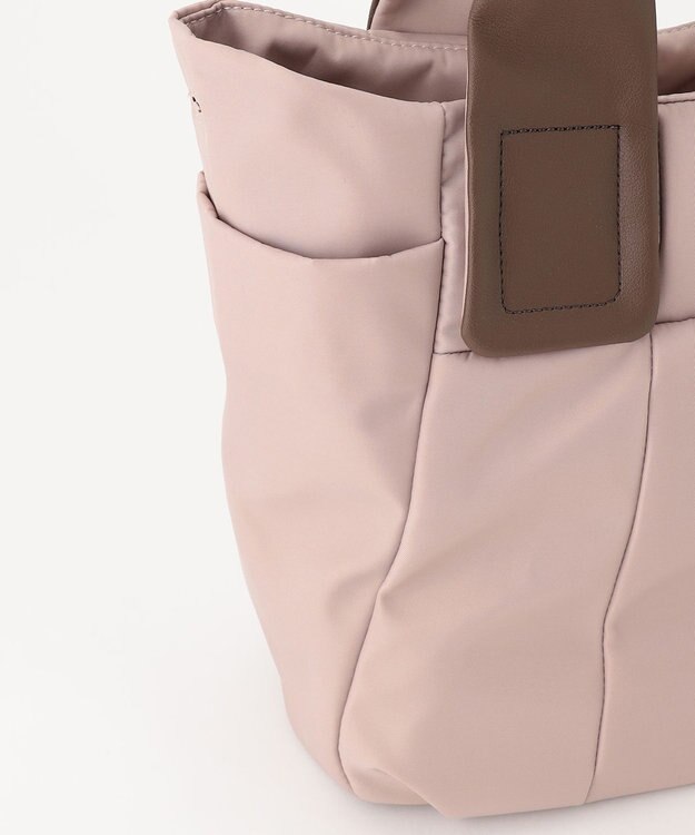 Y'SACCS 【Y’SACCS vous et】ナイロンキリカエ2WAYトート Mサイズ ピンクベージュ