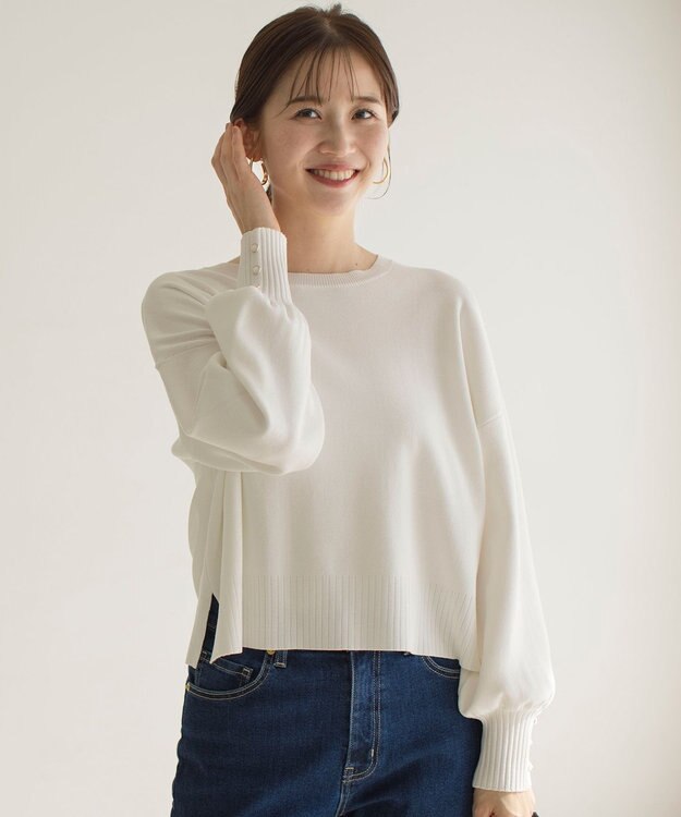 ANY SIS L 【花粉対策】ドルマン ニット オフ