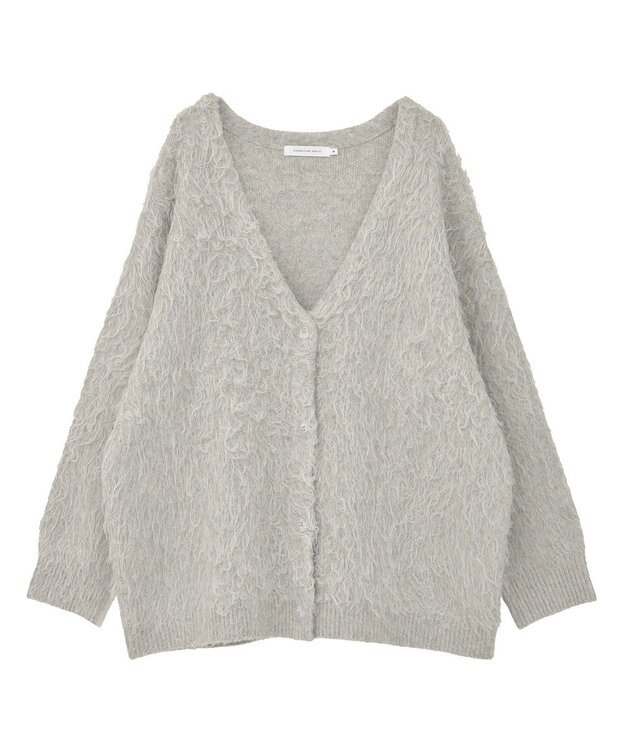 AMERICAN HOLIC カールシャギーカーディガン Gray