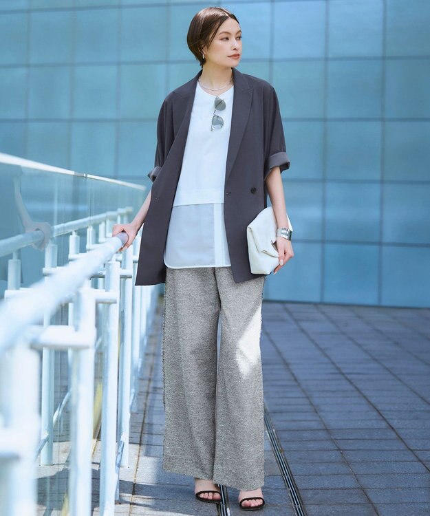 CLASSY.掲載】サマーレノクロス ワイドパンツ / ICB | ファッション