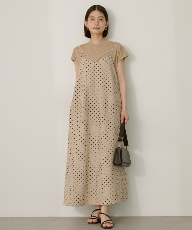 AMERICAN HOLIC ダブルストラップキャミワンピース【WEB限定カラー有り】 Dot