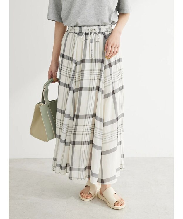 Green Parks サラフレギャザースカートII