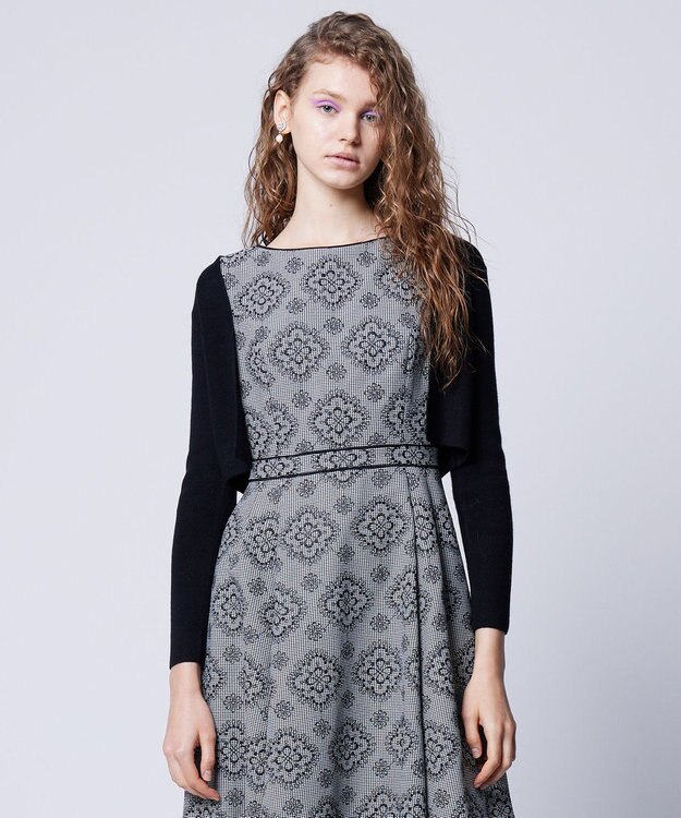 TOCCA 【洗える！】CASHMERE BOLERO ボレロ ブラック系