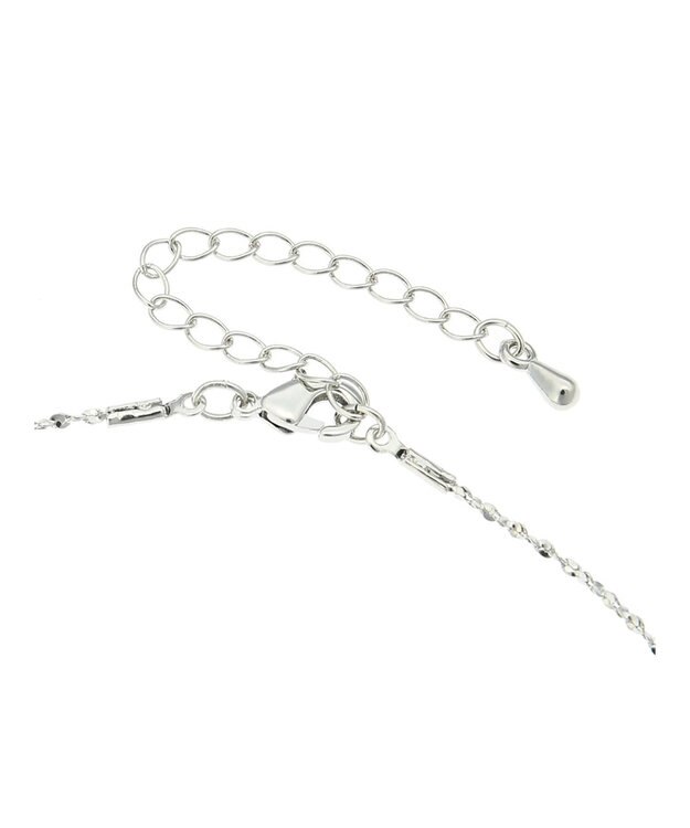 AMERICAN HOLIC ツイストチェーンロングネックレス Silver