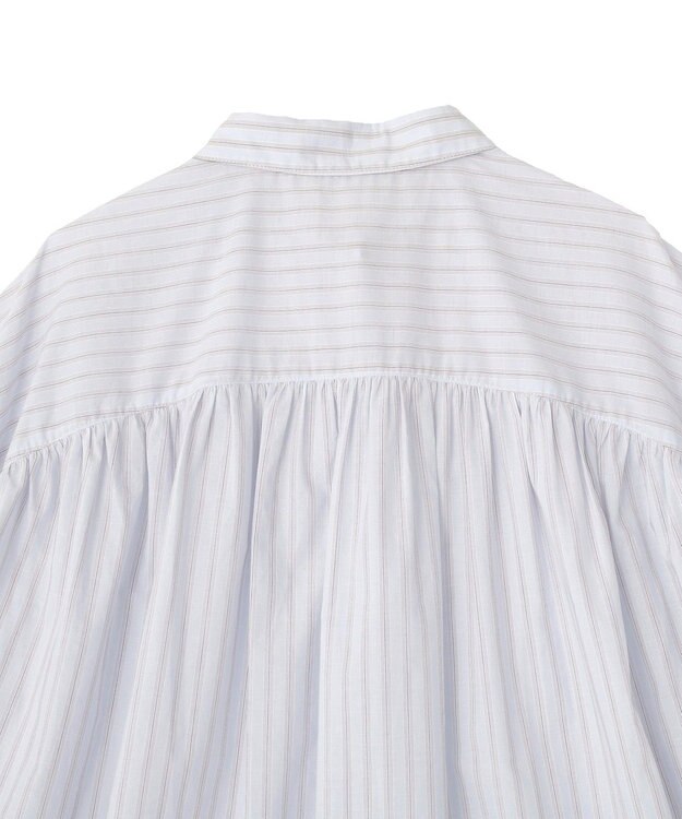 AMERICAN HOLIC 【先行予約】【WEB限定】ギャザーリボンスリーブ半袖シャツ Stripe