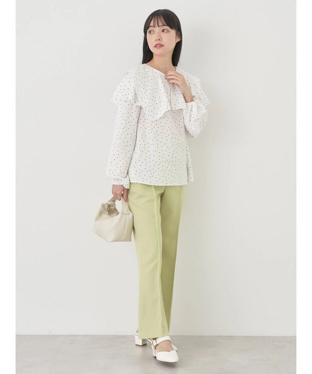 earth music&ecology サイドベンツパンツ Mint