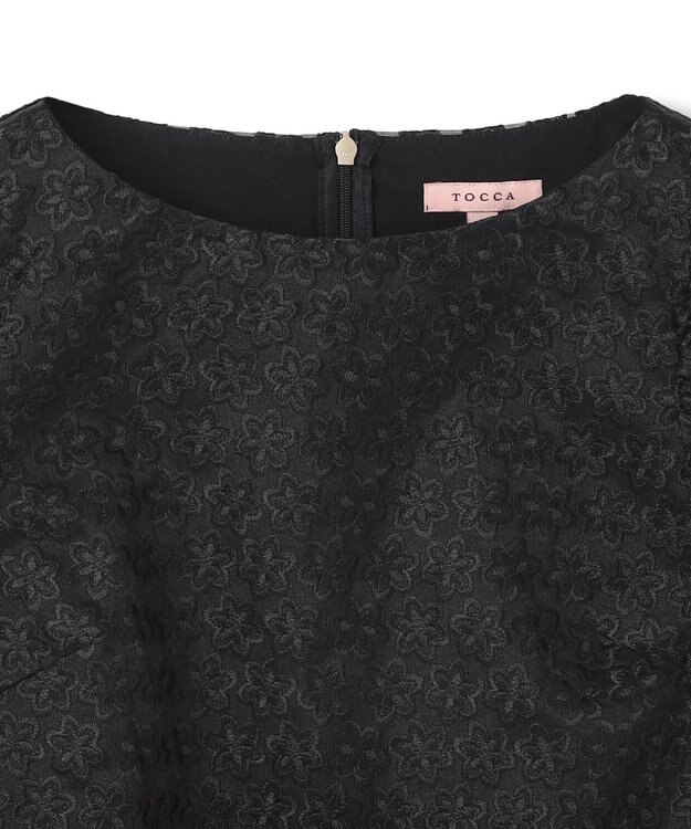 TOCCA 【消臭】FLOWER OF WINDMILL ブラウス ブラック