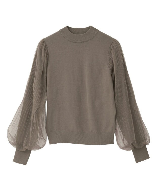 earth music&ecology レンチング(TM)エコヴェロ(TM)(マジョリカプリーツ) Brown