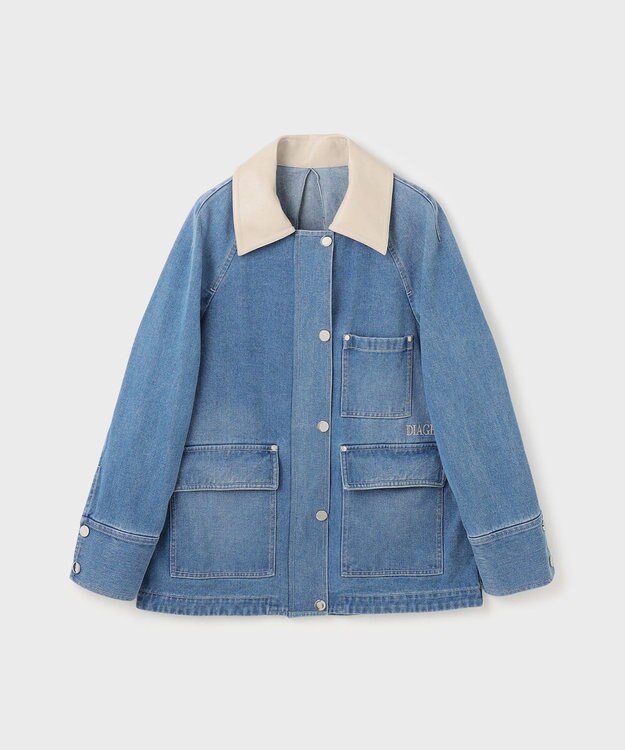 GRACE CONTINENTAL カバーオールジャケット インディゴ