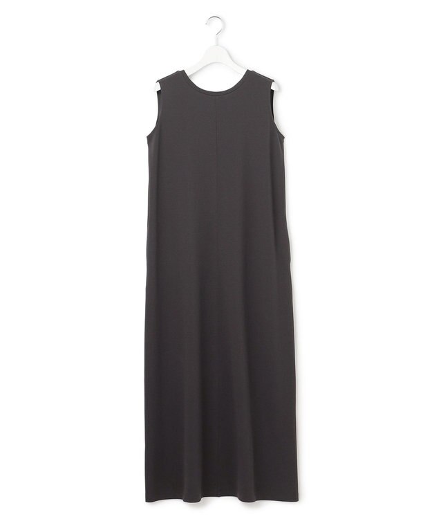 23区 L 【先行予約】ダブルフェイスジャージー Iラインワンピース グレー系