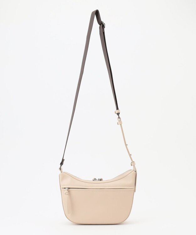 Y'SACCS ハーフムーンボディショルダーバッグ アイボリー