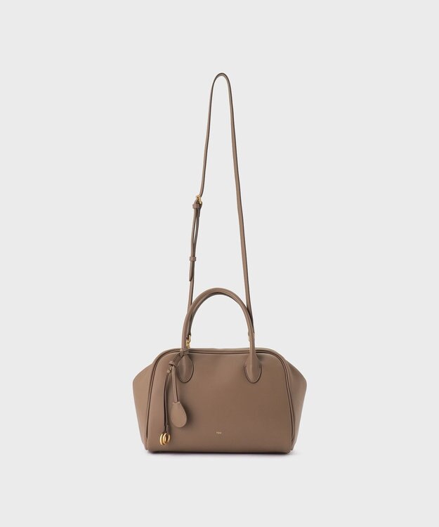 GRACE CONTINENTAL TOV MOU BAG S ブラウン