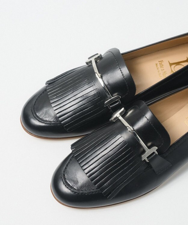 BONTRE 【LucaGrossi/ルカグロッシ】フリンジビットローファー/E758M-RS ブラック